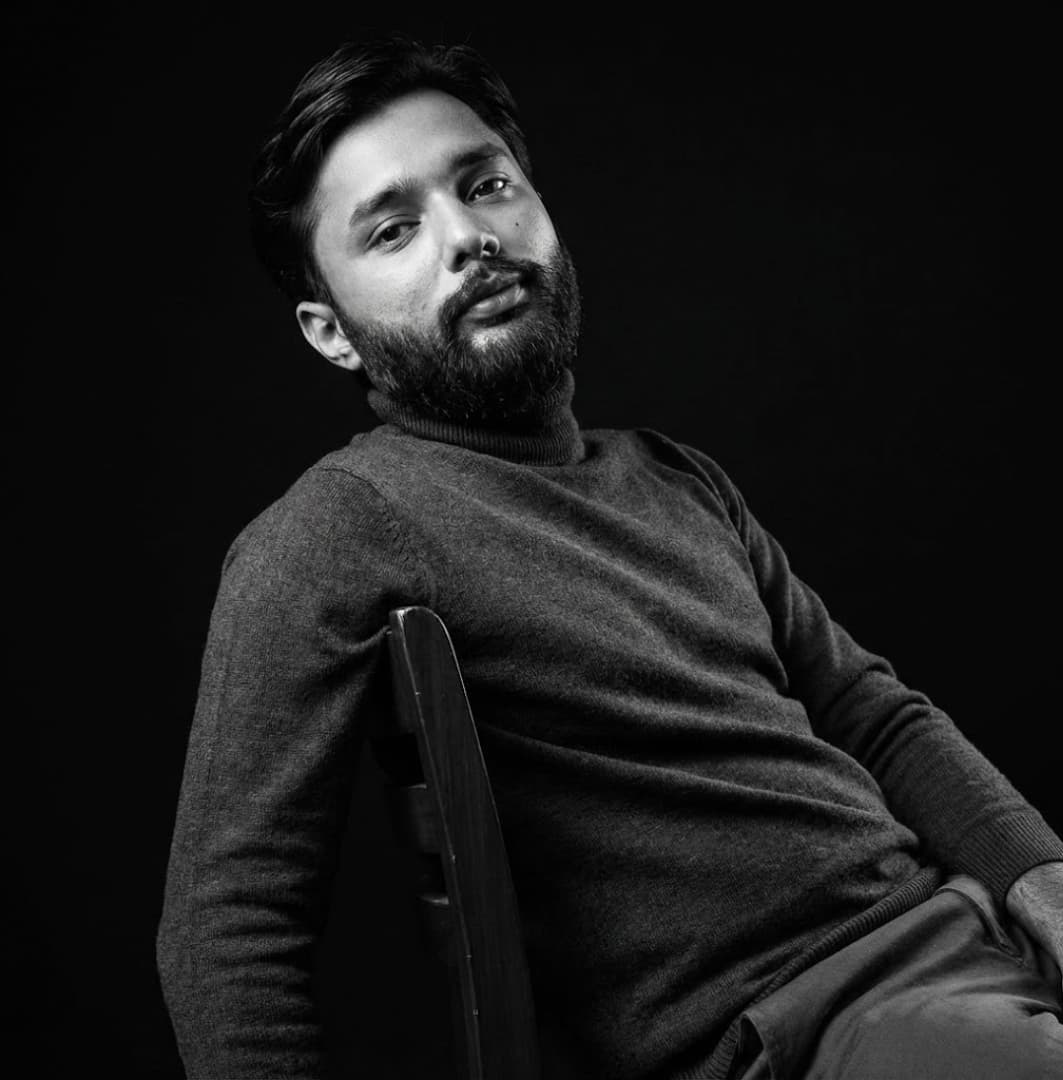 Black-and-white portrait of Muhammad Usman Ali, SEO consultant working with clients in Pakistan, the UK and internationally
