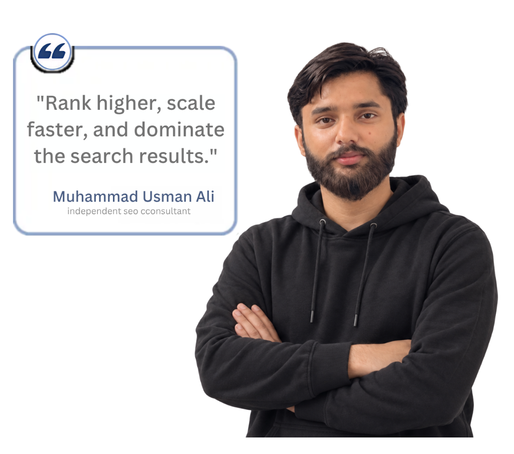 Muhammad Usman Ali — Senior SEO Consultant